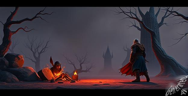 La mejor referencia a Dark Souls está en World of Warcraft, cerca del puerto de Ventormenta, con el personaje Soulare de Andorhal