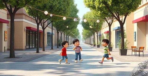 La calle Oberón se convertirá en un espacio de juego para los niños del barrio
