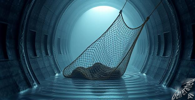 Filtros y redes colocados en las salidas de aguas pluviales