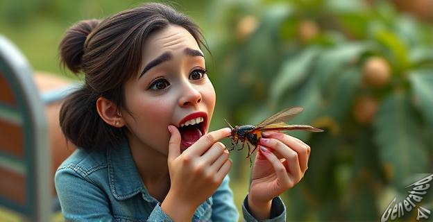 Bárbara Rey se comió el insecto