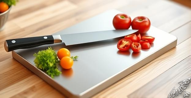 Tablas de cortar de acero inoxidable son muy higiénicas