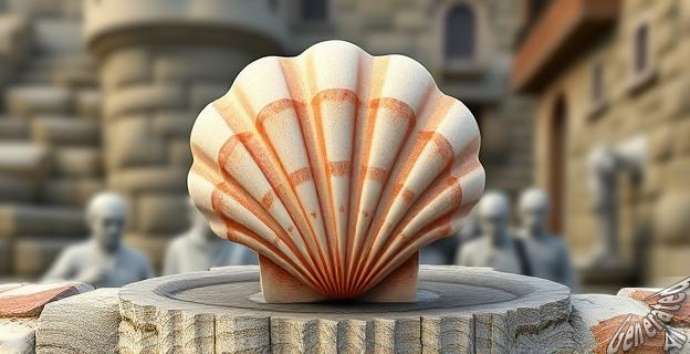 La concha de vieira servía como recipiente natural