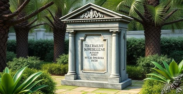 La lápida fue llevada a Estados Unidos por Charles Paddock Jr