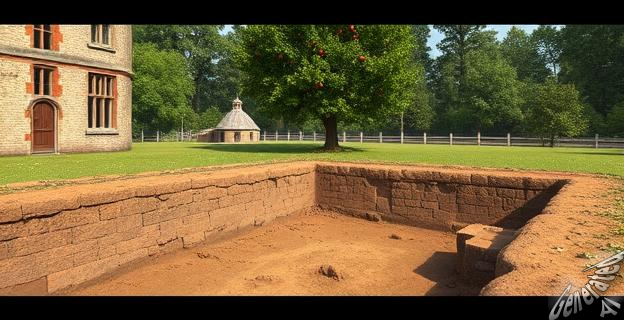 Una casa perdida con objetos que revelan la vida cotidiana de la familia de Isaac Newton