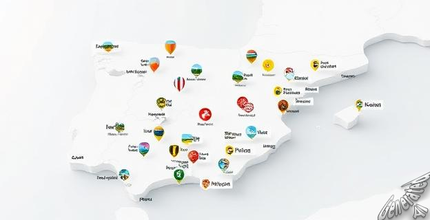 El 40,9% de la oferta de alojamiento turístico se localiza en 50 destinos