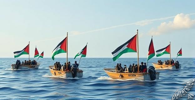 La flotilla busca forzar a los gobiernos a abrir un corredor humanitario