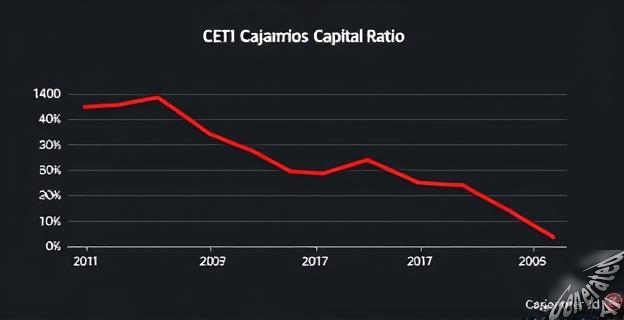 Cajamar registraría un descenso en su ratio de capital CET1 de entre 300 y 599 puntos básicos