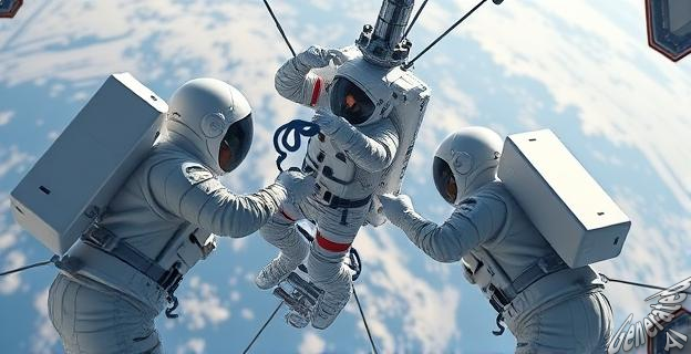 Instalaron un dispositivo de protección frente a fragmentos orbitales