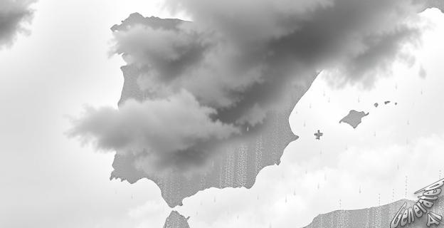 El viernes será el día más complicado con lluvias localmente fuertes y tormentas