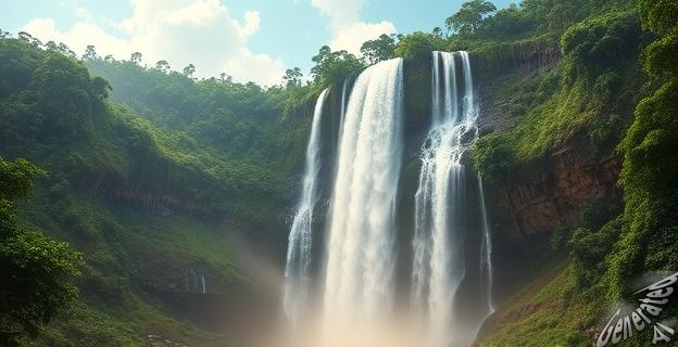 Kaieteur Falls tiene una caída libre de 226 metros