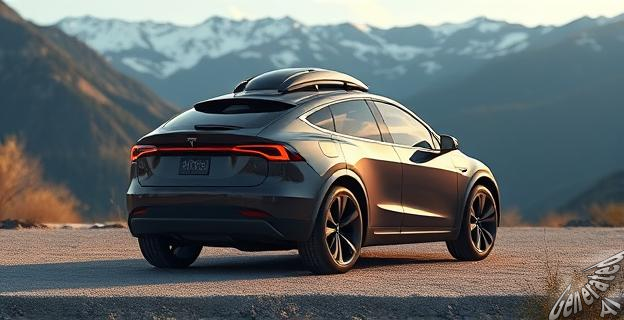 Un Tesla Model Y con un generador de gasolina puede recorrer 180 kilómetros de autonomía