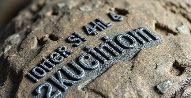 El fósil de Spongiophyton nanum tiene 410 millones de años