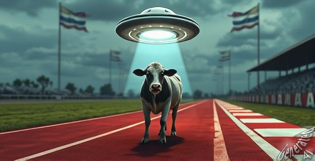 Un OVNI abducirá a una vaca en Mount Panorama