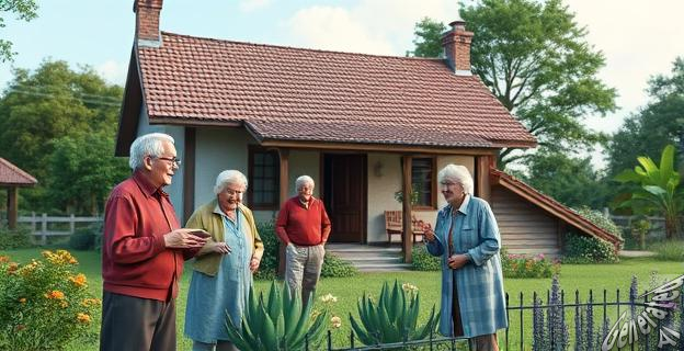 Vivienda colaborativa con propiedad colectiva y cuota de cesión de uso