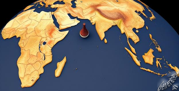 La formación del puente terrestre entre Asia y África