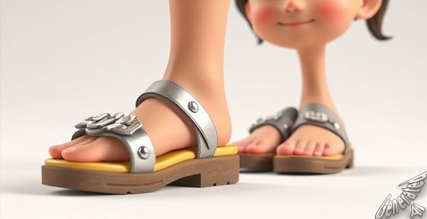 Geox D Dandra A, sandalia deslizante con horma más amplia