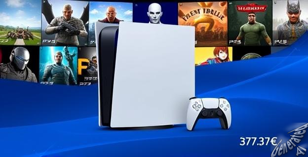La PS5 Slim Digital Edition sale a 377 €