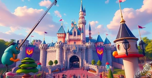 Disneyland se ha asociado con Fortnite para crear un mapa gratuito con sitios emblemáticos del parque