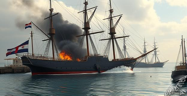 El barco Cabo Machichaco explotó en el puerto de Santander el 3 de noviembre de 1893