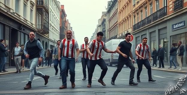 Algunos hooligans ingleses han causado escenas de vandalismo y caos en Bilbao