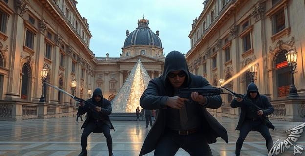 Nueve joyas de valor incalculable fueron robadas en siete minutos