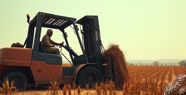 Arrollada por una carretilla
