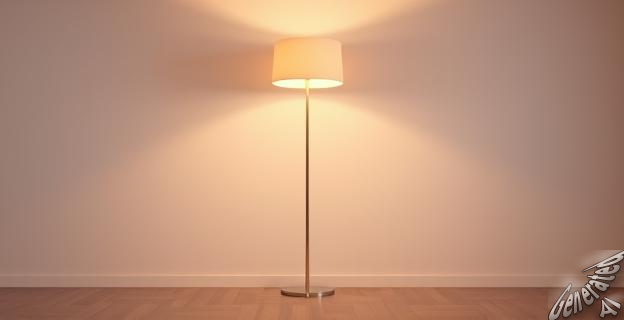 Lámpara de pie Basic E27 por 12,99 euros