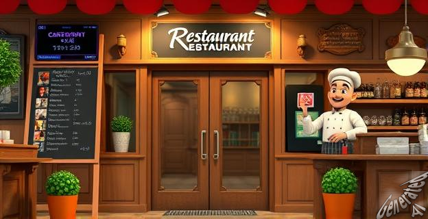 Revisa la carta y busca una pizarra en la entrada