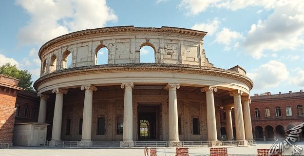 Un odeón romano de 20 metros de diámetro