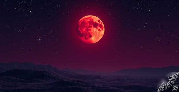 El eclipse total de Luna se producirá el 7 de septiembre de 2025 a las 20:11 horas y 42 segundos