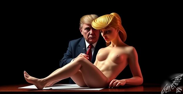 Trump felicitó a Epstein con una carta en forma de mujer desnuda en 2003