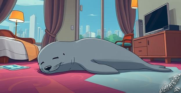 La foca fue reubicada en una zona tranquila cerca del mar