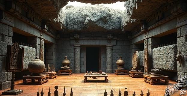 La tumba de Te K’ab Chaak data del siglo 4 DC y contiene objetos mortuorios como joyas de jadeíta