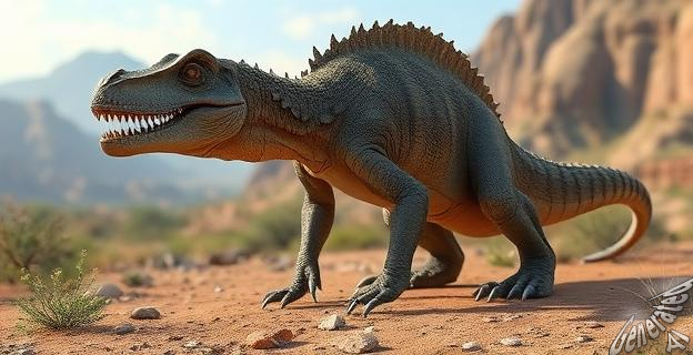 Tainrakuasuchus bellator, un reptil depredador de 2,4 metros de longitud