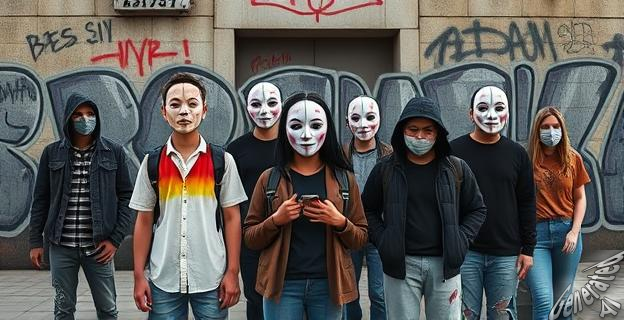 Miembros de las juventudes independentistas de la CUP atacaron la sede de Lo Rat Penat