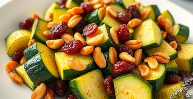 Saltear los calabacines con ajo y menta durante 10 minutos