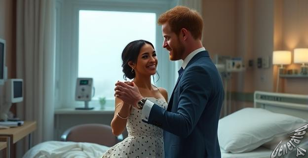 Meghan Markle compartió un vídeo inédito bailando con el príncipe Harry minutos antes de dar a luz a Lilibet
