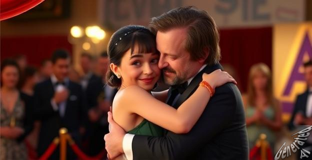Millie Bobby Brown y David Harbour se abrazaron en la alfombra roja después de la denuncia por acoso laboral