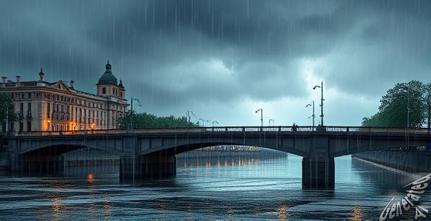 Lluvias y tormentas con temperaturas máximas de 20-25 grados