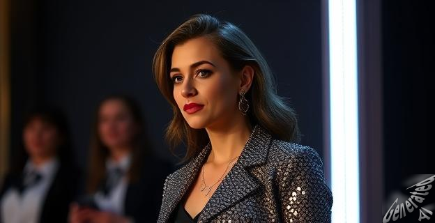 Paula Vázquez llevó una chaqueta de strass de Sara Montiel al estreno del documental