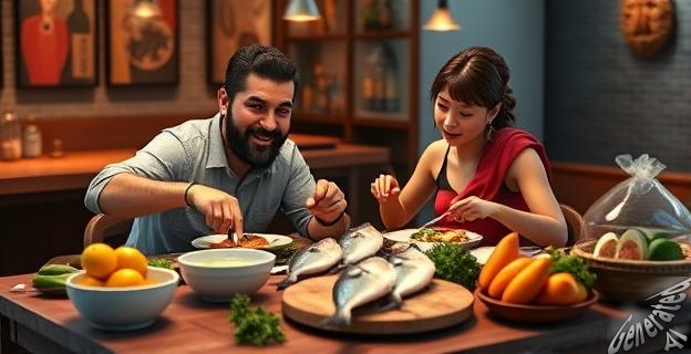Evitan la comida procesada y destacan la importancia del pescado fresco