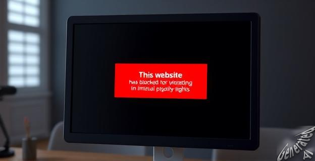 332 webs bloqueadas por derechos de autor