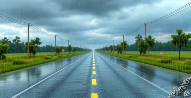 Se han cortado diez carreteras en la Región de Murcia debido a las intensas lluvias.