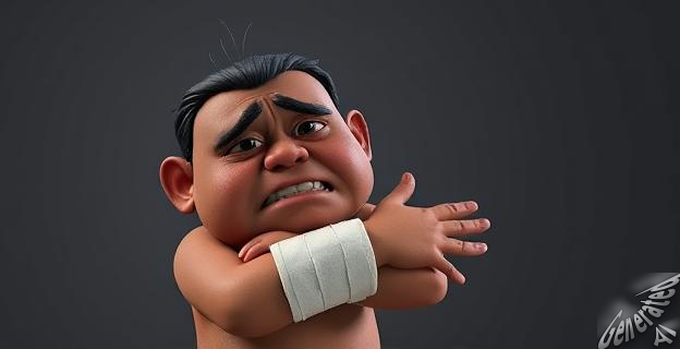 Makoke ha sufrido una lesión en la zona lumbar y un corte en la axila