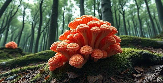 El hongo coralino puede alcanzar los 40 centímetros de ancho y de alto