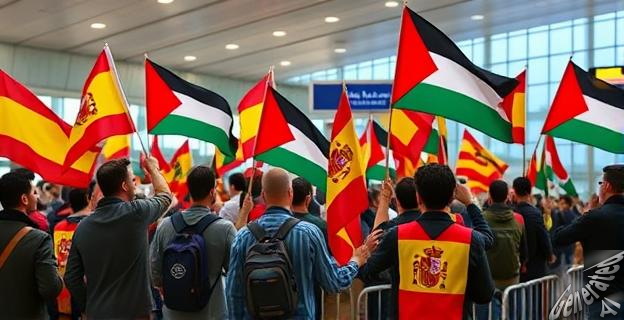 21 activistas españoles han sido deportados después de firmar un documento aceptando su entrada ilegal en Israel