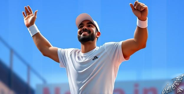 Derrotó a Luciano Darderi con un marcador de 6-2, 6-4 y 6-0