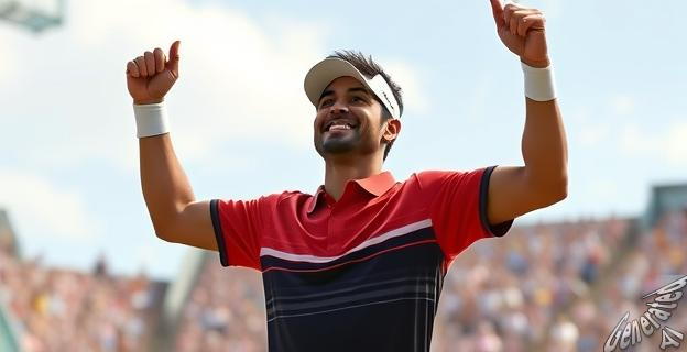 Alcaraz ganó por 6-3, 4-6 y 7-5