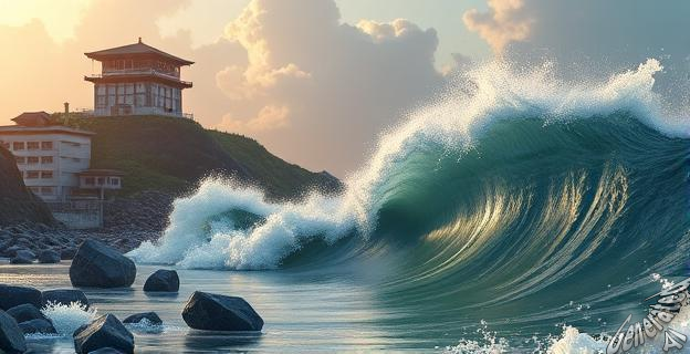 Olas de hasta un metro de altura