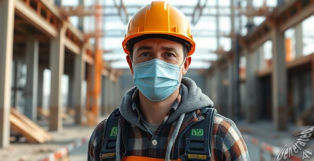 Un trabajador con tuberculosis pulmonar